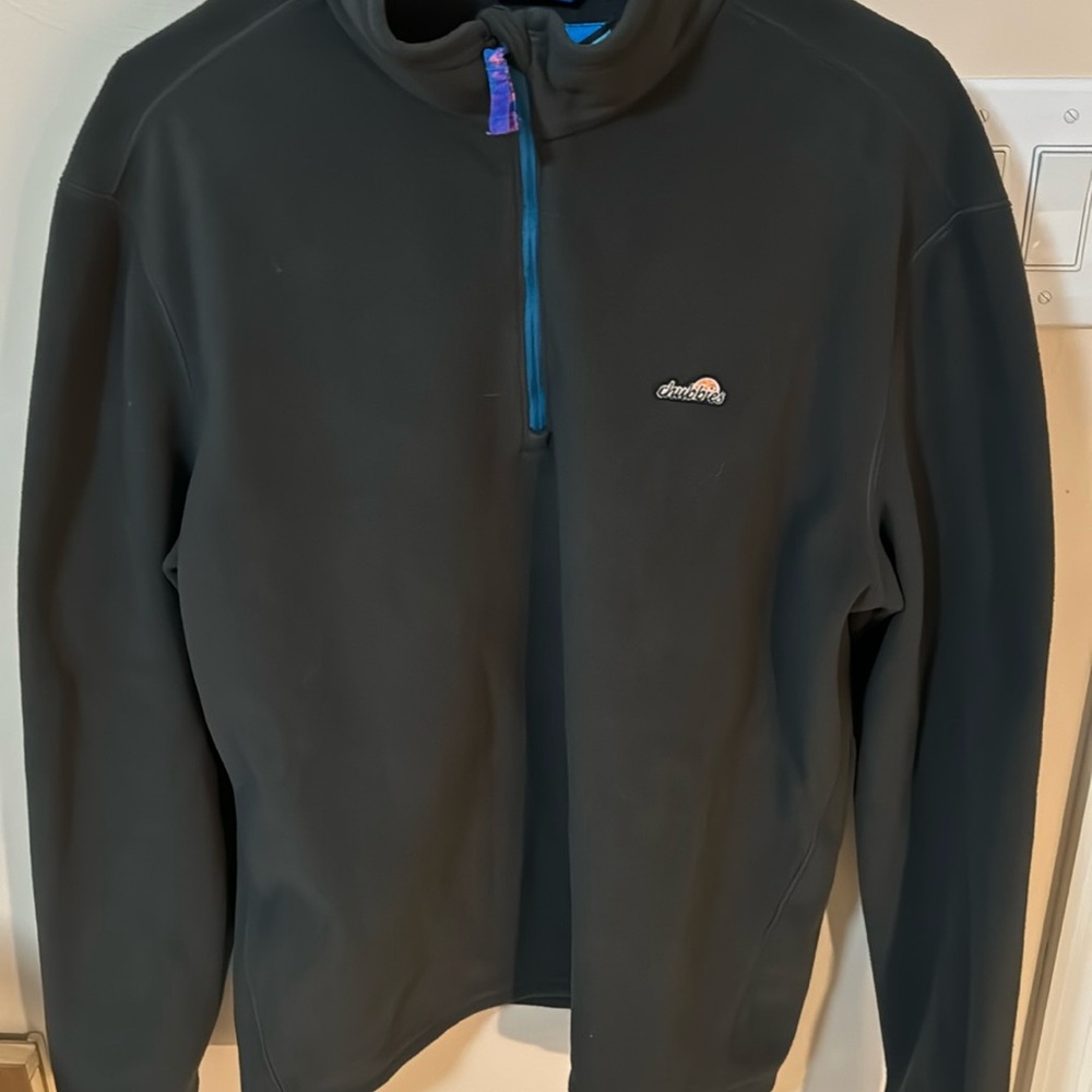 Chubbies fleece quarter zip size L